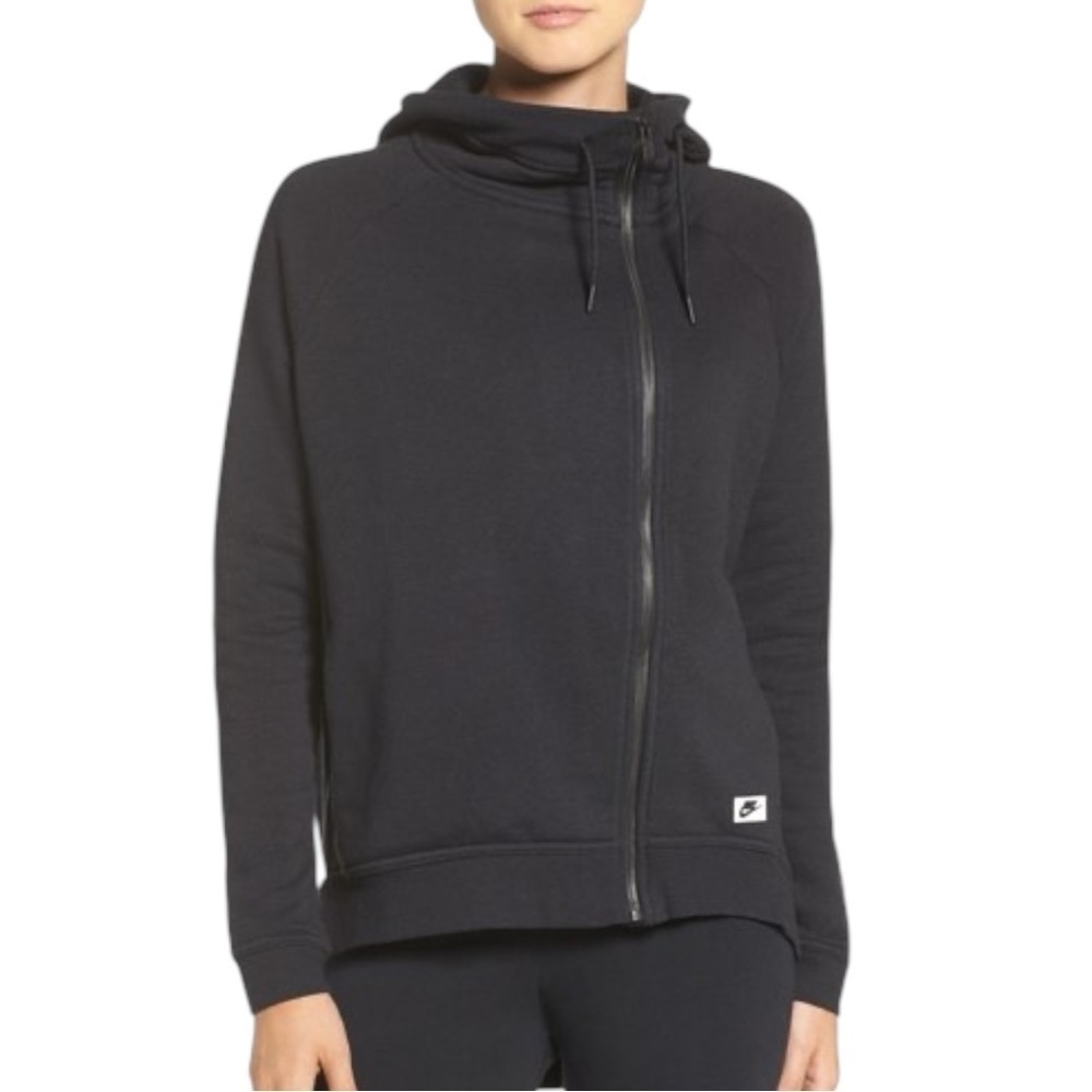 Nike NSW Modern Cape Hooded Zip Up Fleece Relaxed Fit Sweater Sweatshirt